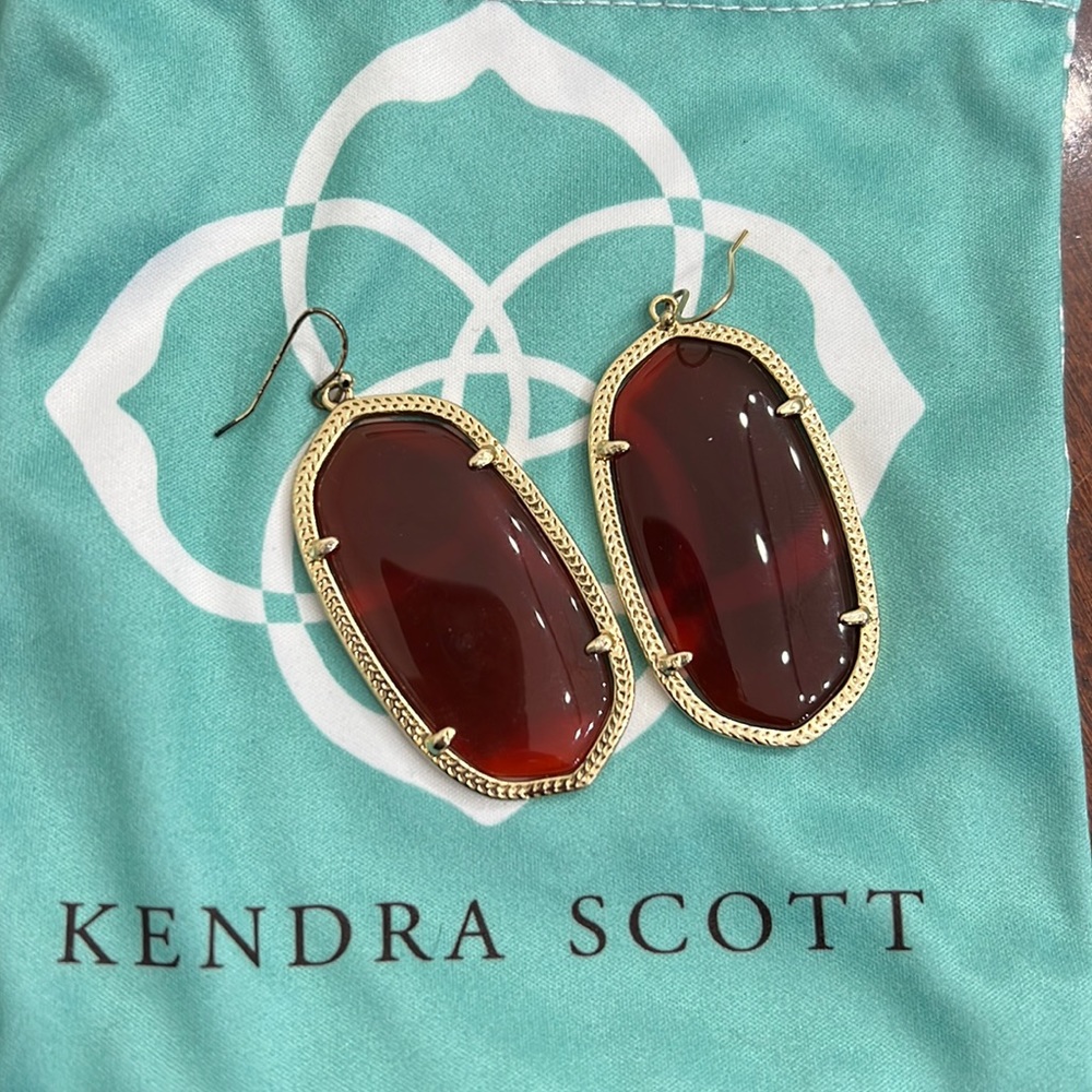 Kendra Scott Carnelian Earrings